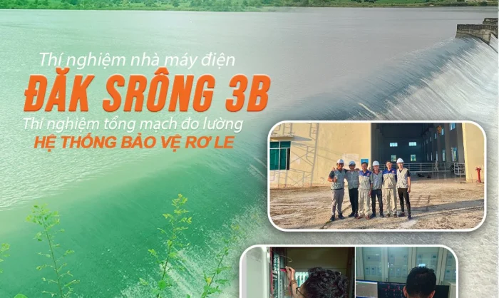 Thí nghiệm Nhà máy thủy điện Đăk Srông 3B – Huyện Krông Pa, tỉnh Gia Lai