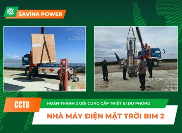 CUNG CẤP THIẾT BỊ: SAVINA HOÀN THÀNH 2 GÓI CUNG CẤP THIẾT BỊ DỰ PHÒNG CHO BIMRE – KHẲNG ĐỊNH UY TÍN VÀ NĂNG LỰC