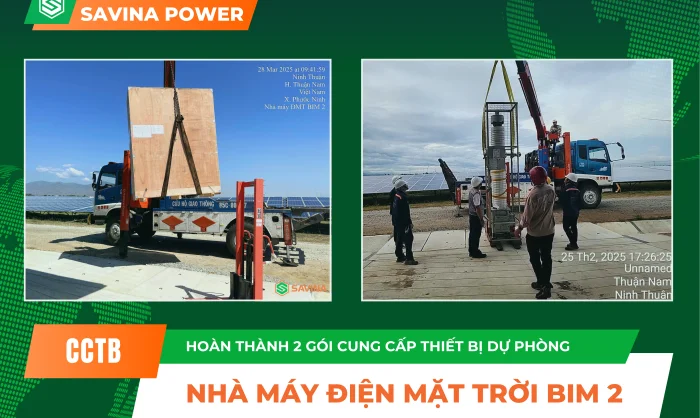 CUNG CẤP THIẾT BỊ: SAVINA HOÀN THÀNH 2 GÓI CUNG CẤP THIẾT BỊ DỰ PHÒNG CHO BIMRE – KHẲNG ĐỊNH UY TÍN VÀ NĂNG LỰC