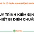 QUY TRÌNH KIỂM ĐỊNH THIẾT BỊ ĐIỆN CHUẨN